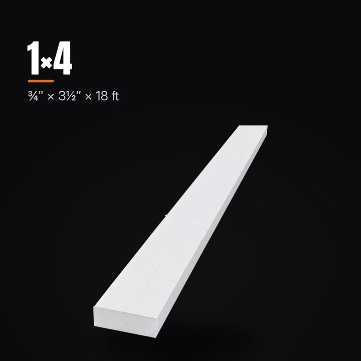 PVC Board 1 × 4