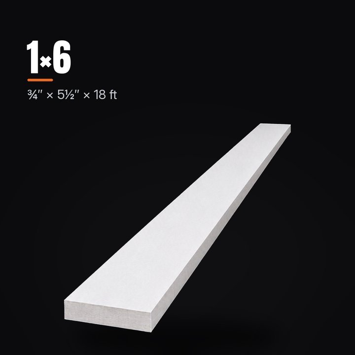 PVC Board 1 × 6