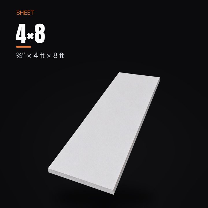 PVC Sheet 4 × 8 ft